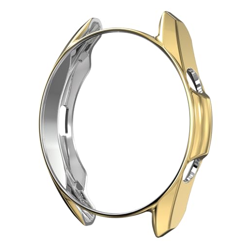 HOUDERCO Fall Lünettenabdeckung Schutz Protektor Klar Betrachten Wasserdicht Beobachten Sie Smart Uhrengehäuse Tauschen Smartwatch Smarte Uhren Hülse Beschützer Golden TPU HOUDERCO Fall Lünettenabdeckung Schutz Protektor Klar Betrachten Wasserdicht Beobachten Sie Smart Uhrengehäuse Tauschen Smartwatch Smarte Uhren Hülse Beschützer Golden TPU von HOUDERCO