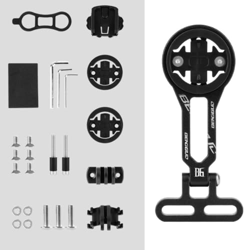 HOUSON Verstellbare Fahrrad Computer Halterung, Fahrradcomputerhalter Aluminiumlegierung Halterung Für Garmin Edge Bryton Cateye Fahrrad Lampe von HOUSON