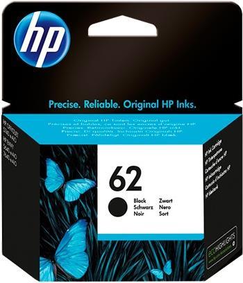 HP 62 - Schwarz - Original - Tintenpatrone - für Envy 55XX, 56XX, 76XX, Officejet 250, 57XX, 8040 (C2P04AE#ABE) von HP Inc