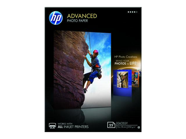 HP Advanced Glossy Photo Paper - Fotopapier, glänzend - 130 x 180 mm - 25 Bla... HP Advanced Glossy Photo Paper - Fotopapier, glänzend - 130 x 180 mm - 25 Bla... von HP Inc.
