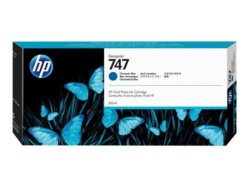 HP Original 747 Druckerpatrone - chromatic blau (P2V85A) von HP Inc.