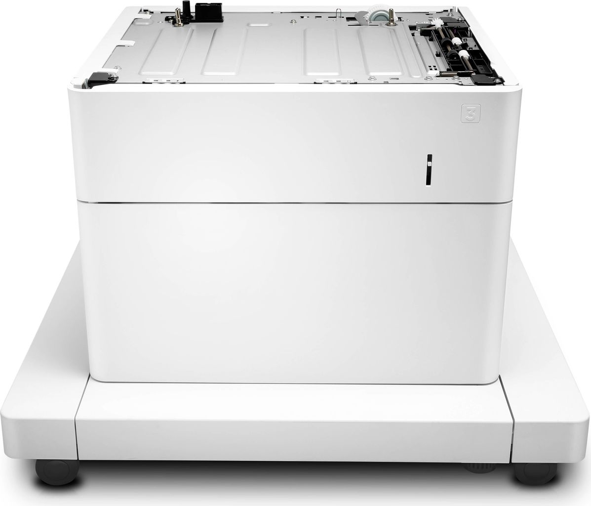 HP Paper Feeder and Cabinet - Druckerbasis mit Medienzuführung - 550 Blätter in 1 Schubladen (Trays) - für LaserJet Enterprise M631z, MFP M631dn, MFP M631z, LaserJet Enterprise Flow MFP M631h (J8J91A) von HP Inc