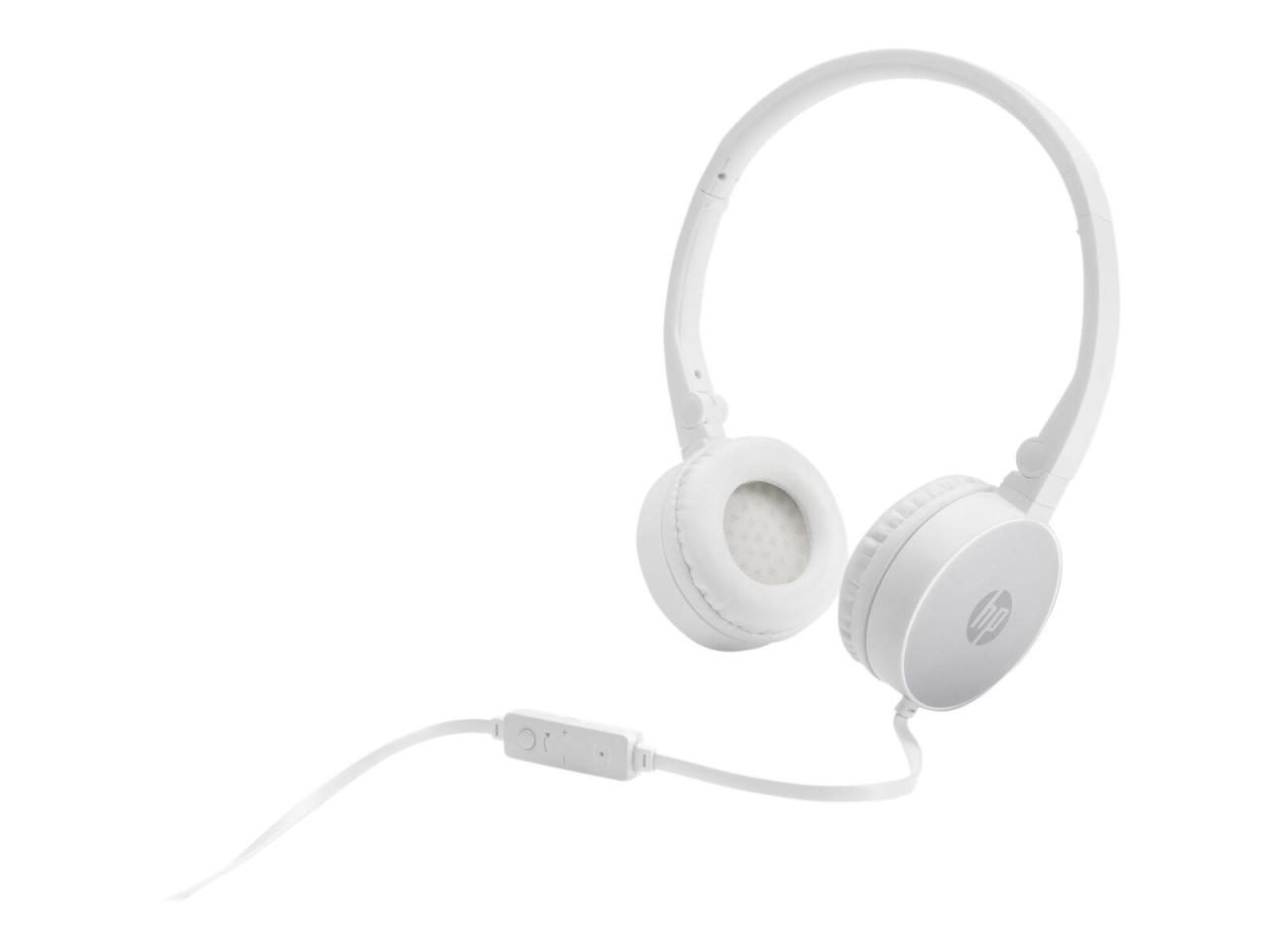 HP Stereo H2800 kabelgebundenes Headset weiß, silber von HP Inc.