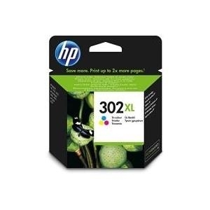 Hewlett-Packard HP 302XL - Farbe (Cyan, Magenta, Gelb) - Original - Tintenpatrone (F6U67AE#UUS) von HP Inc