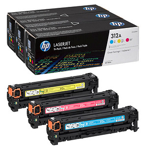 HP 312A (CF440AM) cyan, magenta, gelb Tonerkartuschen, 3er-Set von HP