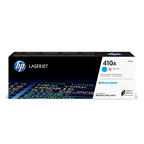 HP 410A (CF411A) Blau Original Toner fürHP Color Laserjet Pro M452, HP Color Laserjet Pro M477 von HP