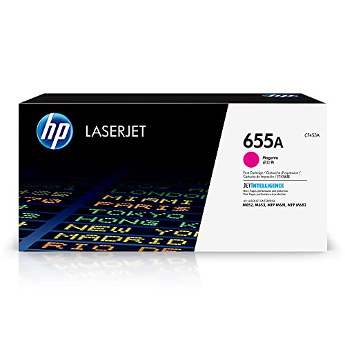 HP 655A (CF453A) Original Toner Magenta für HP LaserJet Enterprise M652, M653, M681, M682 von HP