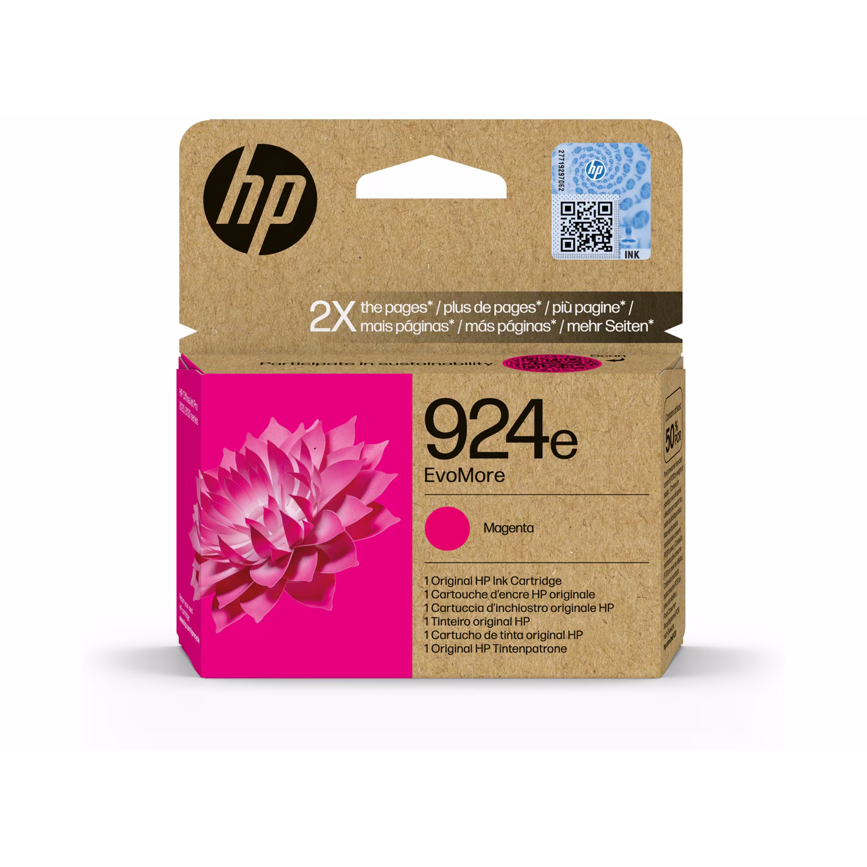 HP 924e EvoMore (4K0U8NE) Original Druckerpatrone Magenta von HP