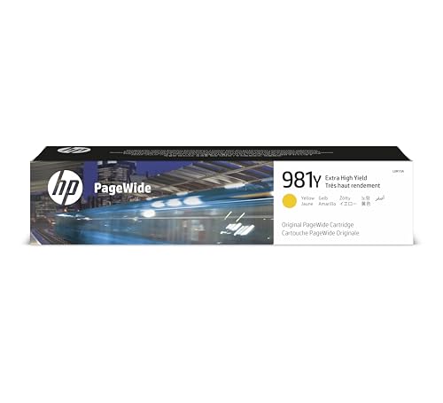 HP 981Y (L0R15A) Gelb Original PageWide Druckerpatrone mit sehr hoher Reichweite für HP PageWide Enterprise, XXL von HP