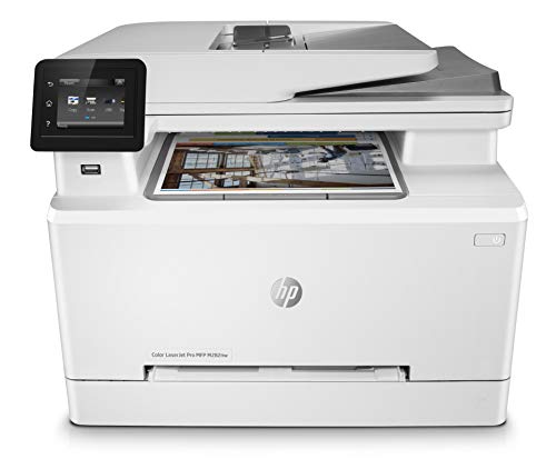 HP Color LaserJet Pro M282nw Multifunktions-Farblaserdrucker (Drucker, Scanner, Kopierer, WLAN, LAN, Airprint) 21 Seiten/Min, weiß von HP