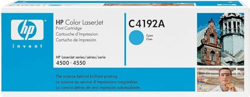 HP Color Laserjet 4500 N (C4192A) Original Toner von HP - Blau/Cyan / ca. 6.000 Seiten von HP