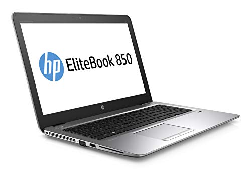 HP EliteBook 850 G3 15,6 Zoll 1920x1080 Full HD Intel Core i5 256GB SSD Festplatte 8GB Speicher Windows 10 Home Webcam Fingerprint Business Notebook Laptop (Generalüberholt), Alu - Silber von HP