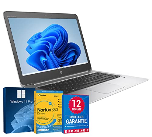 HP EliteBook Folio 1040 G3 14 Zoll Laptop Intel Core i5-6300U@ bis zu 3 GHz 8 GB 256 GB SSD mit Windows 11 Pro & GRATIS Antiviren-Software inkl. 12 Monate (Generalüberholt), PCB2-334991592 von HP