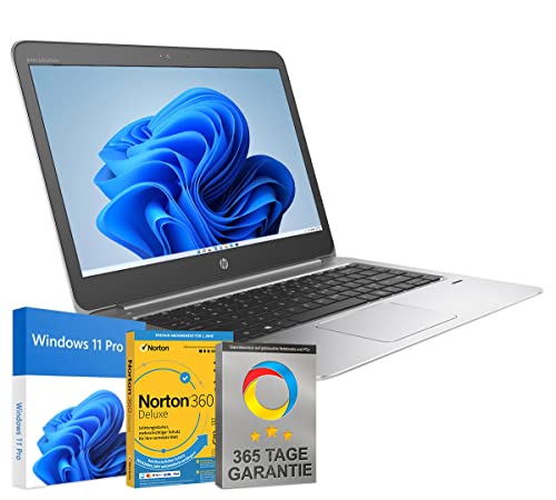 HP EliteBook Folio 1040 G3 14 Zoll Laptop Intel Core i5-6300U@ bis zu 3 GHz 8 GB 512 GB SSD mit Windows 11 Pro & GRATIS Antiviren-Software, OIN3-334991592 von HP