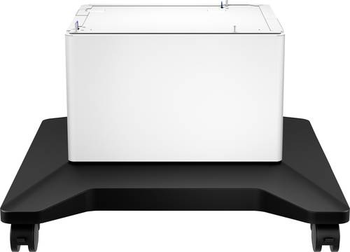 HP F2A73A M506/M527 Cabinet Drucker-Unterschrank mit Rollen Schwarz, Weiß von HP
