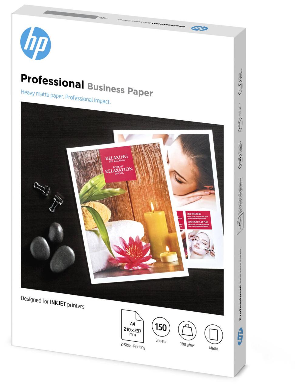 HP Fotopapier Professional Business 7MV79A DIN A4 matt 180 g/m² von HP Inc.