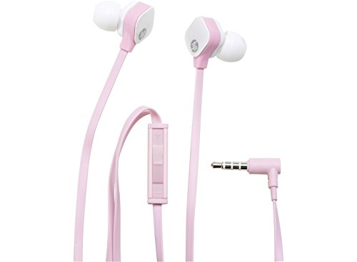 HP H2310 (J8H44AA) In-Ear-Kopfhörer (3,5-mm-Audioanschluss,Integriertes Mikrofon) glänzend pink von HP