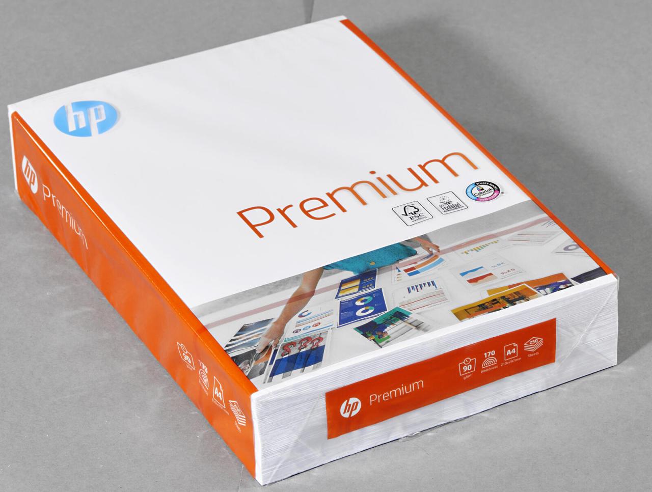 HP Kopierpapier HP Papier Premium A4, 90g DIN A4 90 g/m² von HP