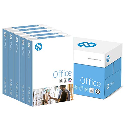 HP Kopierpapier Office CHP110: 80 g DIN-A4, 2500 Blatt (5x500) matt, weiß – Allround Kopierpapier für Büro von HP