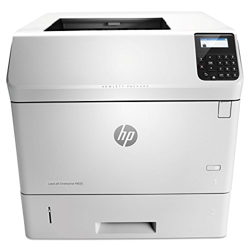 HP LaserJet Enterprise M605dn Laserdrucker (LAN, Duplex, 600 Blatt Papierfach) weiß von HP