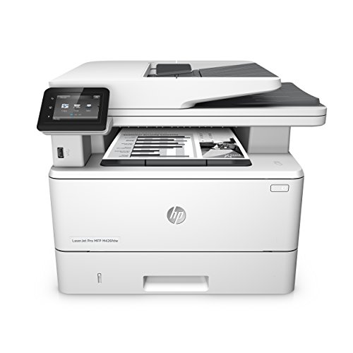 HP LaserJet Pro M426fdw Laserdrucker Multifunktionsgerät (Drucker, Scanner, Kopierer, Fax, WLAN, LAN, Duplex, HP ePrint, Airprint, NFC, USB, 4800 x 600 dpi) weiß von HP