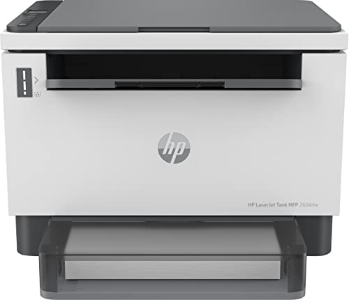 HP Laserjet Tank MFP 2604dw Laserdrucker, Drucker, Scanner, Kopierer, HP Smart App, inklusive Original HP Toner für bis zu 5000 Seiten, 23 Seiten/Min, beidseitig drucken, bis 600 x 600 DPI, Monochrom von HP