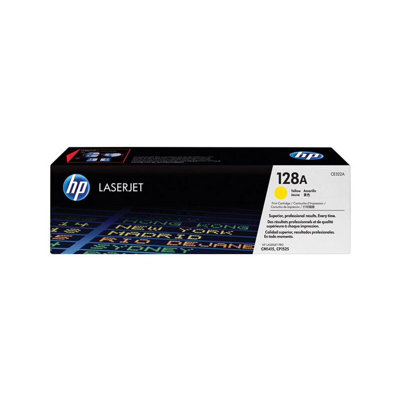 HP Lasertoner CE322A gelb von HP