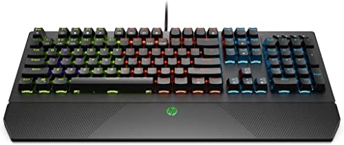 HP Pavilion Gaming Tastatur 800, Rot Mechanische Schalter (USB) Schwarz von HP