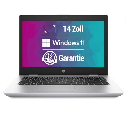 HP ProBook 640 G5 14 Zoll Full HD Laptop Intel Core i5-8265U@ bis zu 3,9 GHz 16 GB 256 GB SSD mit Windows 11 Pro & GRATIS Antiviren-Software HDMI inkl. 12 Monate Garantie (Generalüberholt) von HP