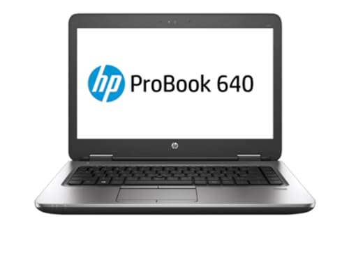 HP ProBook PC Notebook Intel i5-6th, RAM 16 GB, SSD 128 GB, Display 14 Zoll, WiFi, Windows 10 Pro + Libre Office (Generalüberholt) von HP