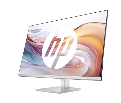 HP Series 5 527sh FHD IPS Monitor | 68,6 cm (27 Zoll) | 100Hz | 1500:1 Kontrast | 99% sRGB | Dual-HDMI 1.4 | VGA | Micro-Edge-Rahmen | Höhen- & Neigungsverstellung | Nachhaltig produziert | Schwarz von HP