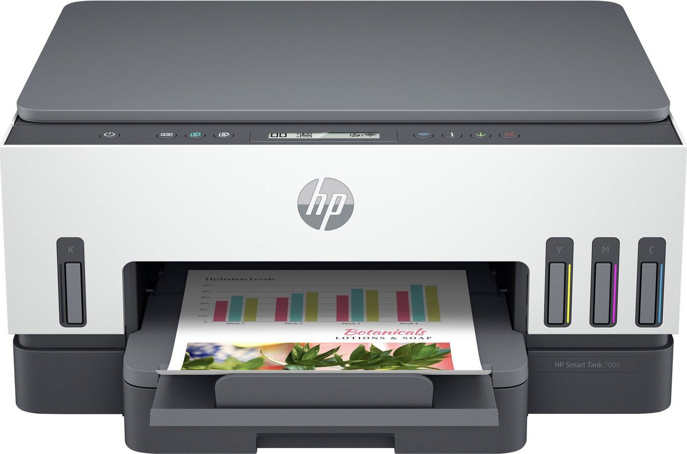 HP Smart Tank 7005 Multifunktionsdrucker, (Bluetooth, WLAN (Wi-Fi), Wi-Fi Direct, Tintentank, hohe Reichweite) von HP