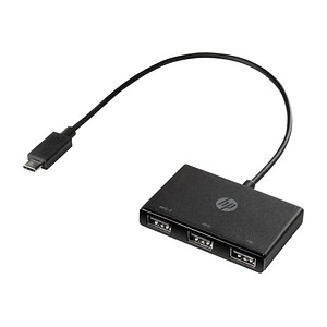 HP USB-Hub 3-fach schwarz von HP