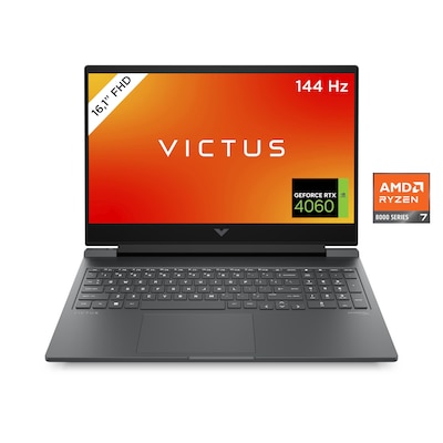 HP Victus Gaming 16,1" FHD IPS R7-8845HS 16GB/1TB RTX 4060 Win11 16-s1076ng von HP