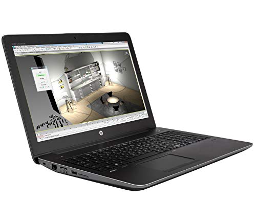 HP ZBook 15 G3 15,6 Zoll 1920x1080 Full HD Intel Core i7 512GB SSD Festplatte 16GB Speicher Windows 10 Pro Nvidia Quadro M2000M inkl. Docking Workstation Notebook Laptop (Generalüberholt) von HP
