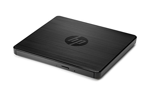 HP externes CD-/ DVD Laufwerk inkl CD und DVD Brenner mit USB Anschluss (F6V97AA) schwarz von HP