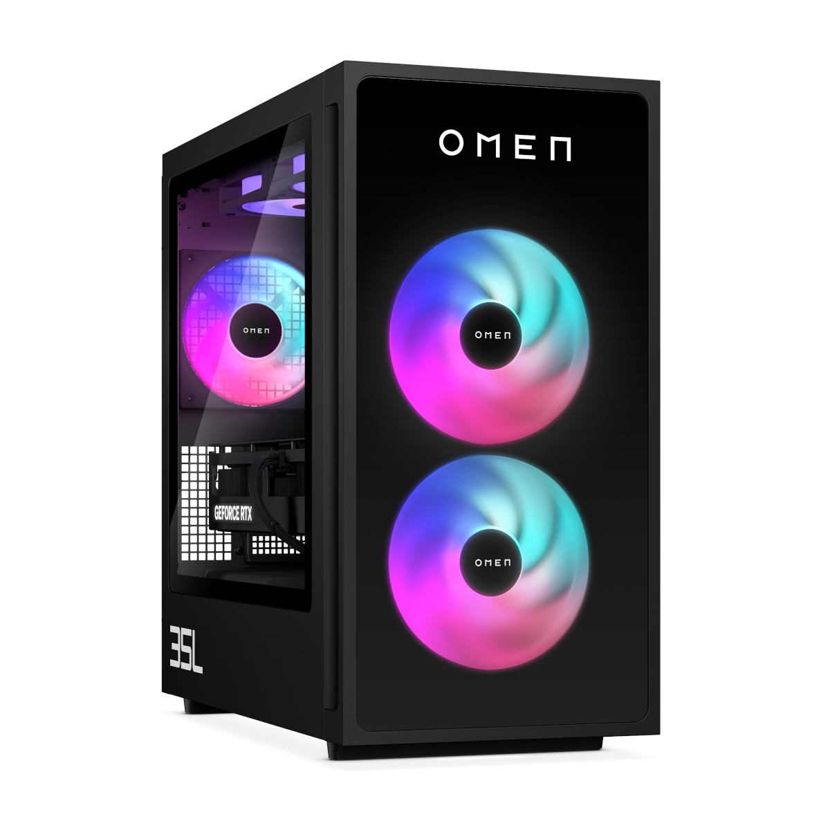 OMEN 35L Desktop Gaming PC GT16-0095ng Intel Core Ultra 9 285K, 64GB RAM, 2TB SSD + 2TB SSD, GeForce RTX 4090, Win11 von HP