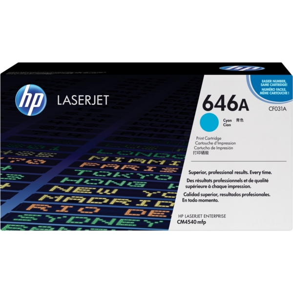 Original HP CF031A / 646A Toner cyan von HP