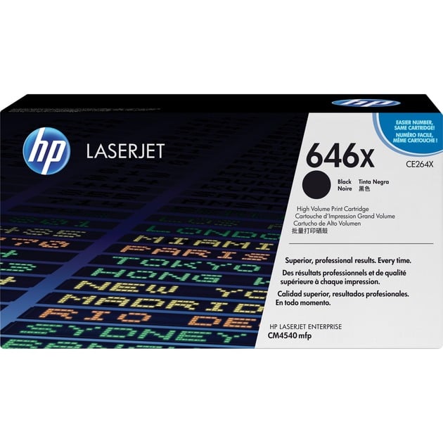 Toner schwarz 646X (CE264X) von HP