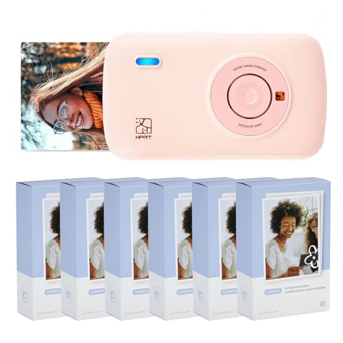 HPRT CP2100 Fotodrucker mit 130 Blatt Fotopapiers, Tragbarer 2,1 x 3,4 Mini farbdrucker, Bluetooth 5.0, Thermosublimation, farbstabil, 300 DPI Handy Fotodrucker für iPhone und Android HPRT CP2100 Fotodrucker mit 130 Blatt Fotopapiers, Tragbarer 2,1 x 3,4 Mini farbdrucker, Bluetooth 5.0, Thermosublimation, farbstabil, 300 DPI Handy Fotodrucker für iPhone und Android von HPRT