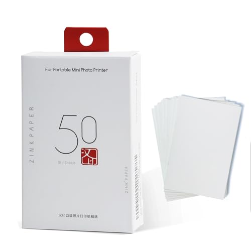 HPRT MT53 Fotopapier (50 Blatt) – 2x3" Selbstklebendes Sofortfotopapier, Kompatibel mit HPRT MT53 & iDPRT ZP200 Mini Fotodruckern HPRT MT53 Fotopapier (50 Blatt) – 2x3" Selbstklebendes Sofortfotopapier, Kompatibel mit HPRT MT53 & iDPRT ZP200 Mini Fotodruckern von HPRT