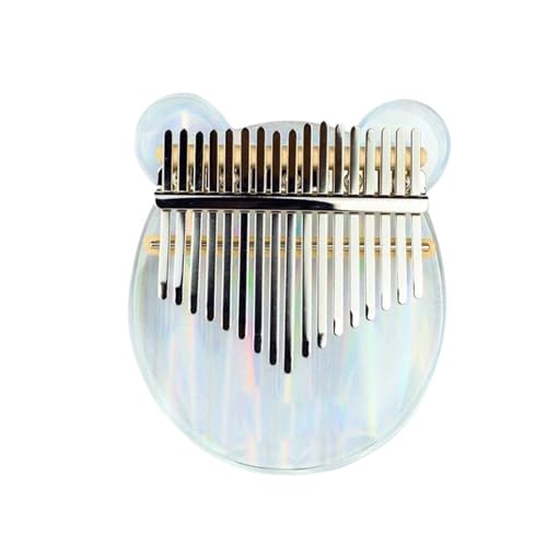 Kalimba 17-Tasten-Sound Kalimba Acryl Daumenklavier Transparent Anfänger Xylophon Instrument von HQWBVD