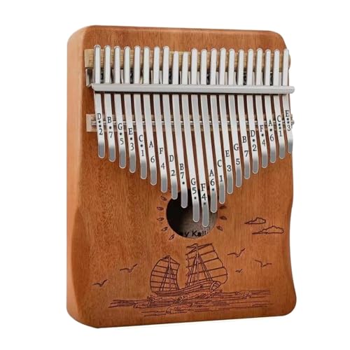 Kalimba Fingerpiano Kalimba 21 Tasten Kalimba 21 Tasten Mit Stimmhämmern Daumenklavier Für Erwachsene Und Anfänger von HQWBVD