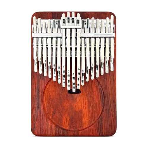 Kalimba Kalimba 34 Tasten Palisander Xylophon Schwarznuss Akazie Doppelschicht Daumen Finger Klavier Tastatur Musikinstrument(C) von HQWBVD