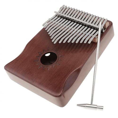 Kalimba Professionelle Kalimba 17 Tasten Mahagoni Holz Tastatur Musikinstrument Daumen Klavier Kalimbas(F) von HQWBVD