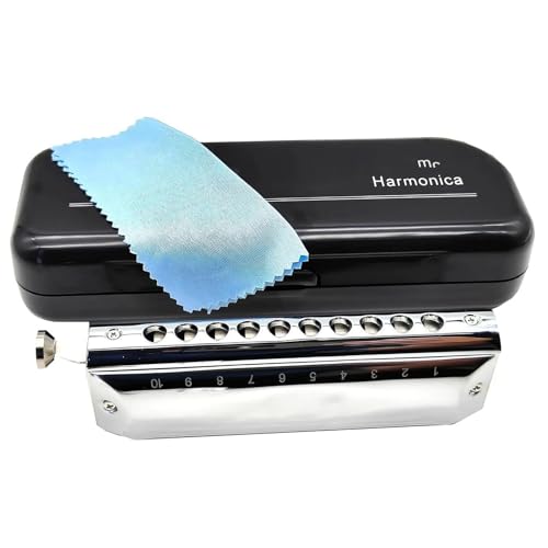Mundharmonika 10 Löcher 40 Töne Professionelle Chromatische Mundharmonika Tonart C Musikinstrumente Für Erwachsene Mundharmonika 10 Löcher 40 Töne Professionelle Chromatische Mundharmonika Tonart C Musikinstrumente Für Erwachsene von HQWBVD