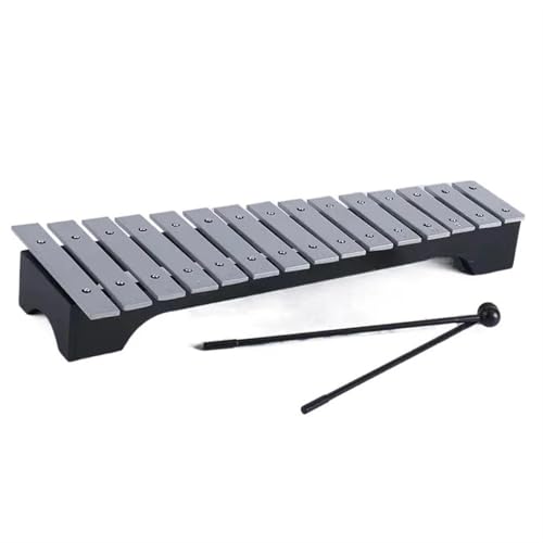 Xylophon Professionelles Schlaginstrument 2 Schlägel Xylophon 15-Ton-Aluminiumplatten-Orgel-Percussion-Sets von HQWBVD