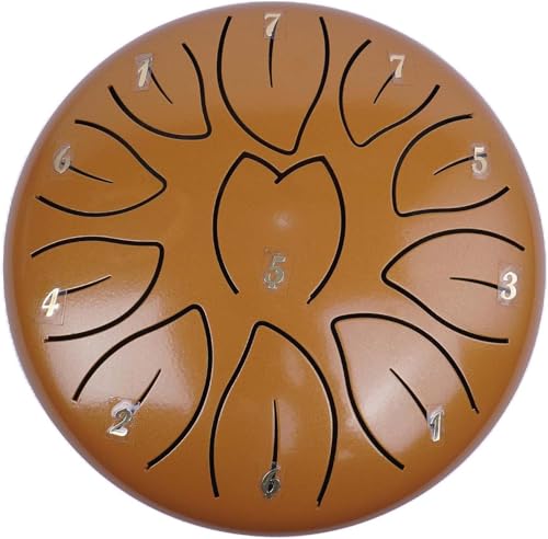 Rain Drum Outdoor, Regentrommel für Garten,| 7 Zoll 11 Töne Steel Tongue Drum Regentrommel | Zungentrommel für Kinder | Handtrommel Meditation Zubehör für Garte von HRTSHETH