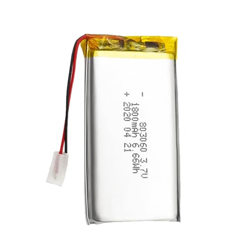 Lithium Polymer Akku 3.7V 1800mAh 803060 Wiederaufladbarer Lipo Akku Lithium Ion Akku für RC Drohne Flugzeug Zubehörteil von HRYHWASE