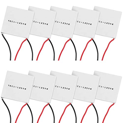 HSEAMALL 10 Stück TEC1-12706 Kühlkörper Thermoelektrische Kühler Peltier Teller MODUL 12 V 6 A 60 W von HSEAMALL